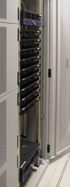 Rack typique d'un data center