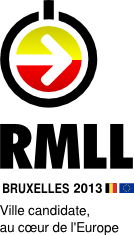 Logo de la candidature bruxelloise pour l'organisation des RMLL 2013
